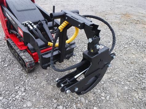 mini skid steer branch manager|mini skid steer log grapple.